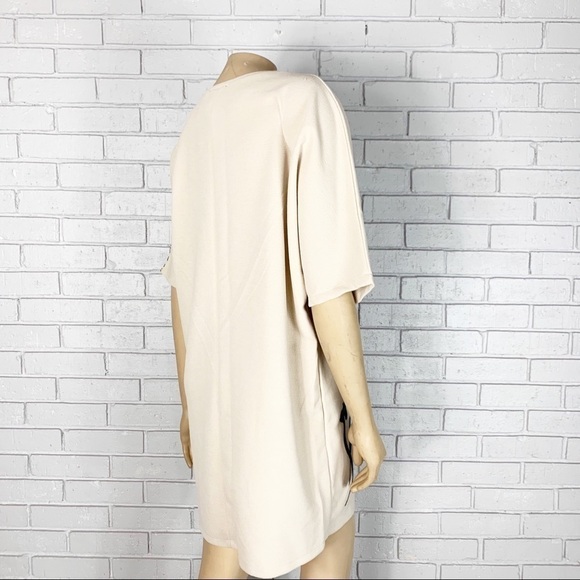 Zara Women’s Rubberized Short Sleeve‎ Dress - Picture 3 of 8